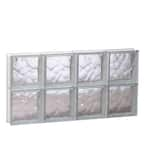 Clearly Secure 31 In. X 13.5 In. X 3.125 In. Frameless Ice Pattern Non ...