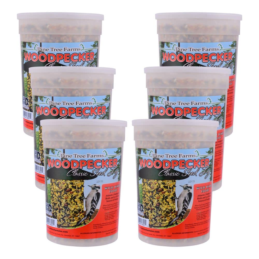 PINE TREE FARMS 76 oz. Woodpecker Classic Wild Bird Seed Food Log