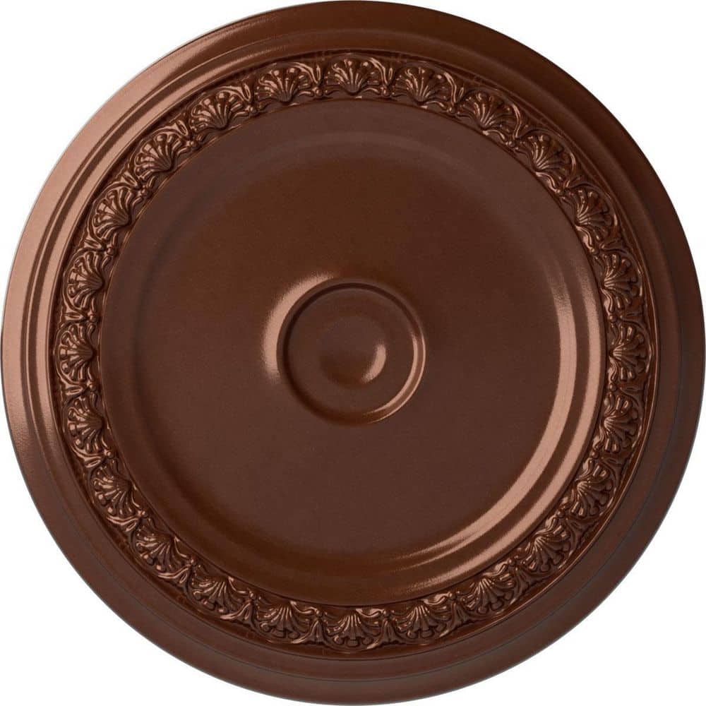 31-1/8 in. x 1-1/2 in. Carlsbad Urethane Ceiling Medallion (Fits Canopies up to 5-1/2 in.), Copper Penny price history on PriceWatchPro