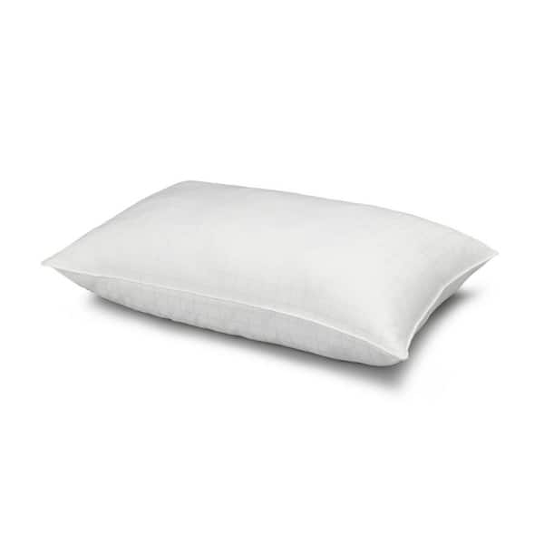 ELLA JAYNE Firm Dobby Windowpane 300 Thread Count 100% Cotton Queen Size Pillow