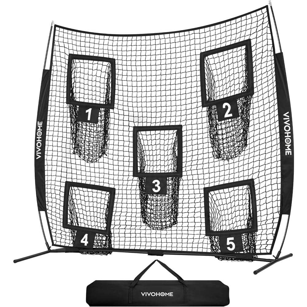 7 ft. x 7 ft. Football Trainer Throwing Net with Carry Bag in Black price history on PriceWatchPro