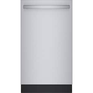 800 Series 18 in. ADA Compact Top Control Dishwasher in Stainless Steel with Stainless Steel Tub and 3rd Rack, 42dBA