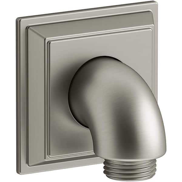 KOHLER Memoirs Wall-Mount Supply Elbow with Check Valve in Vibrant Brushed Nickel
