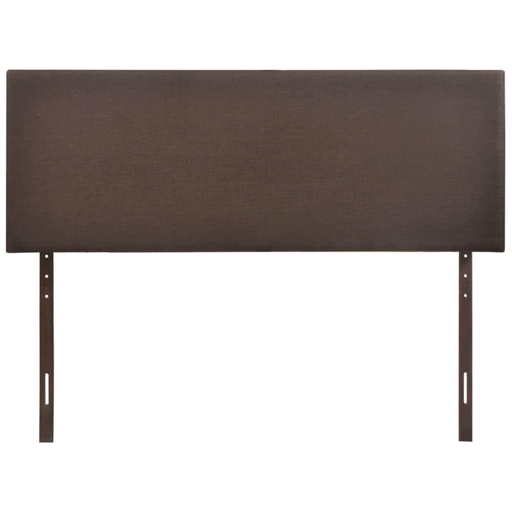 MODWAY Region Dark Brown Queen Upholstered Headboard MOD5211DBR The Home Depot