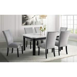 Solano Grey Dining Set (Set of 7)