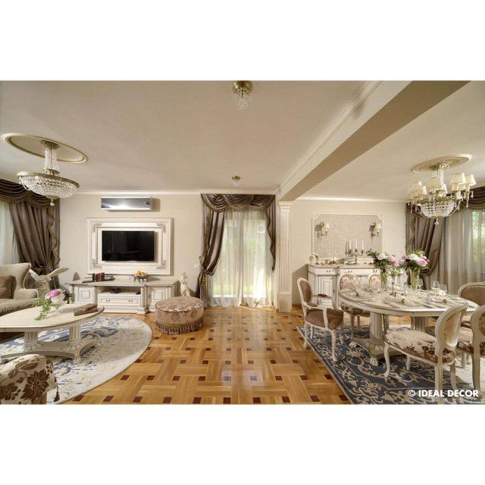 Primed White Polyurethane Crown Moulding Set of 2