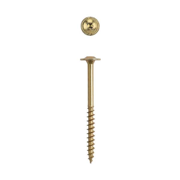 5/16 in. x 4 in. Interior Washer Head Structural Wood Lag Screws Powerlags Torx T-Star (50 Each) Bit Included