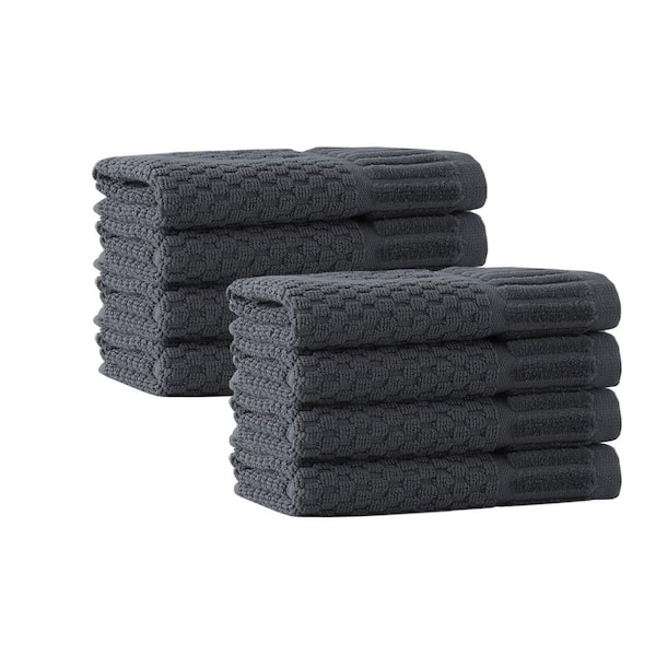 Enchante Home Timaru 8-Pieces Sand Turkish Cotton Hand Towels