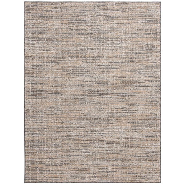 Wicker Weave Beige 10 ft. x 13 ft. Indoor/Outdoor Area Rug