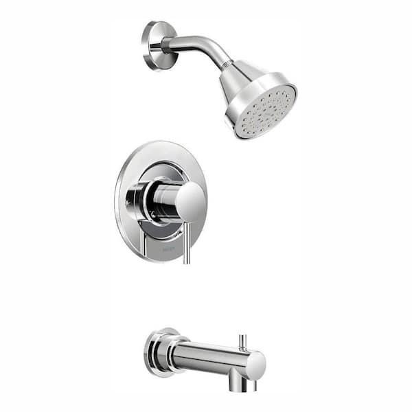MOEN Align Single-Handle Posi-Temp Eco-Performance Tub and Shower Faucet Trim Kit in Chrome (Valve Not Included)