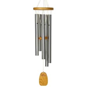 Signature Collection, Chicago Blues Chime, 25 in. Silver Wind Chime CWS