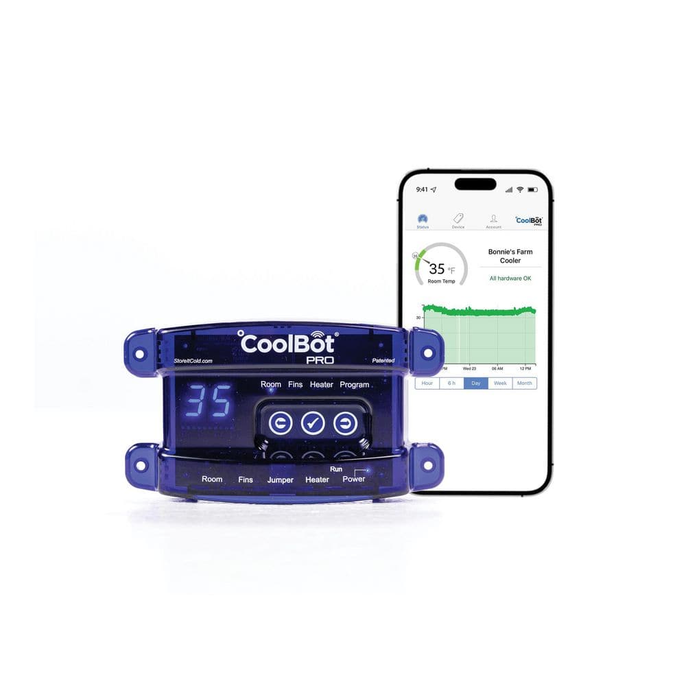 CoolBot Generation 7 WiFi Walk-In Cooler Controller with Air