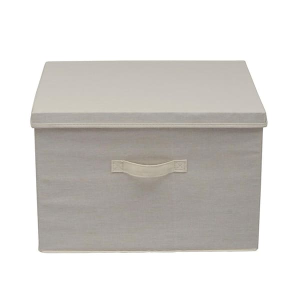 HOUSEHOLD ESSENTIALS 14.5 -Gal. Wide KD Storage Box with Lid Box