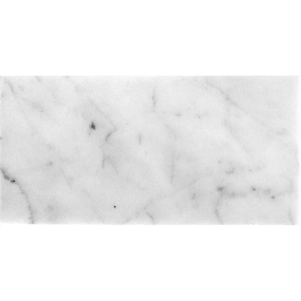 Apollo Tile Gray 4 in. x 5 in. Honed Marble Subway Tile Sample (0.13 sq. ft./Piece)