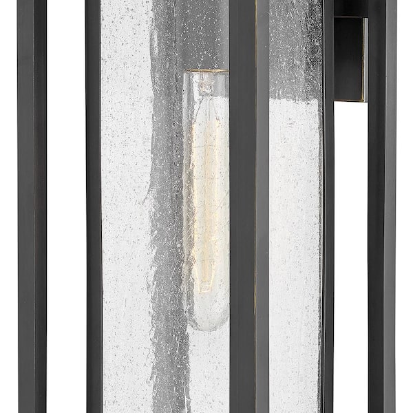 HINKLEY - Hinkley Republic Large Outdoor Wall Mount Lantern, Oil-Rubbed Bronze