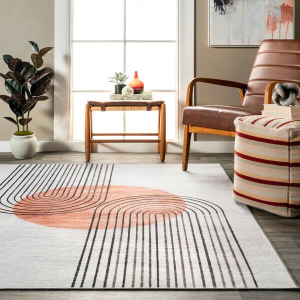 COLORISM 色の積木 designed by O.FURUMURA dusty-white-nuloom-area-rugs-