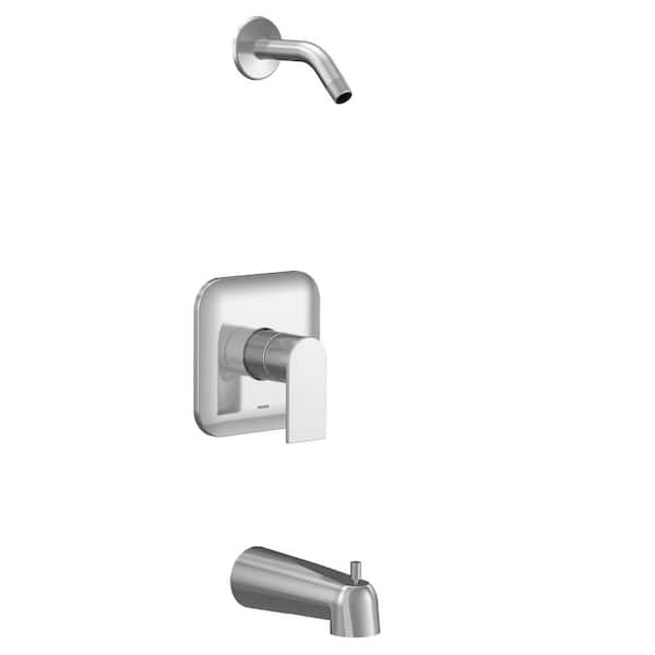 MOEN Genta LX M-CORE 2-Series 1-Handle Tub and Shower Trim Kit in Chrome (Valve Sold Separately)