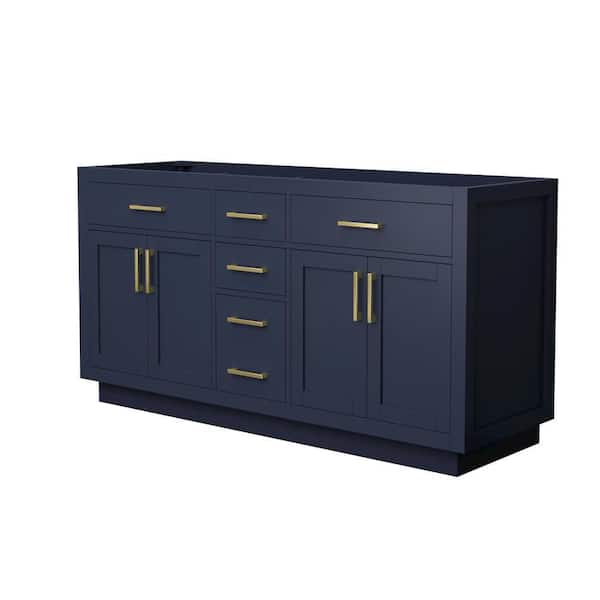 Beckett TK 65 in. Bath Vanity Cabinet without Top in Dark Blue