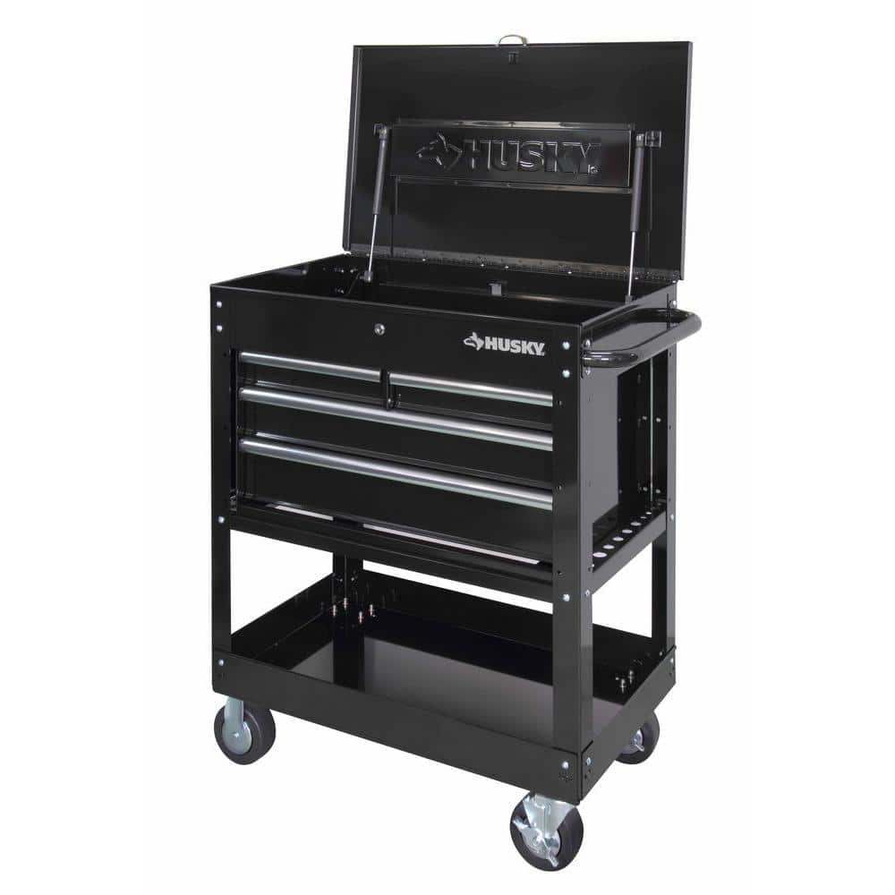 Heritage 28” Mechanics Tool Storage Utility Cart with Rolling Tool Seat WC2801S 