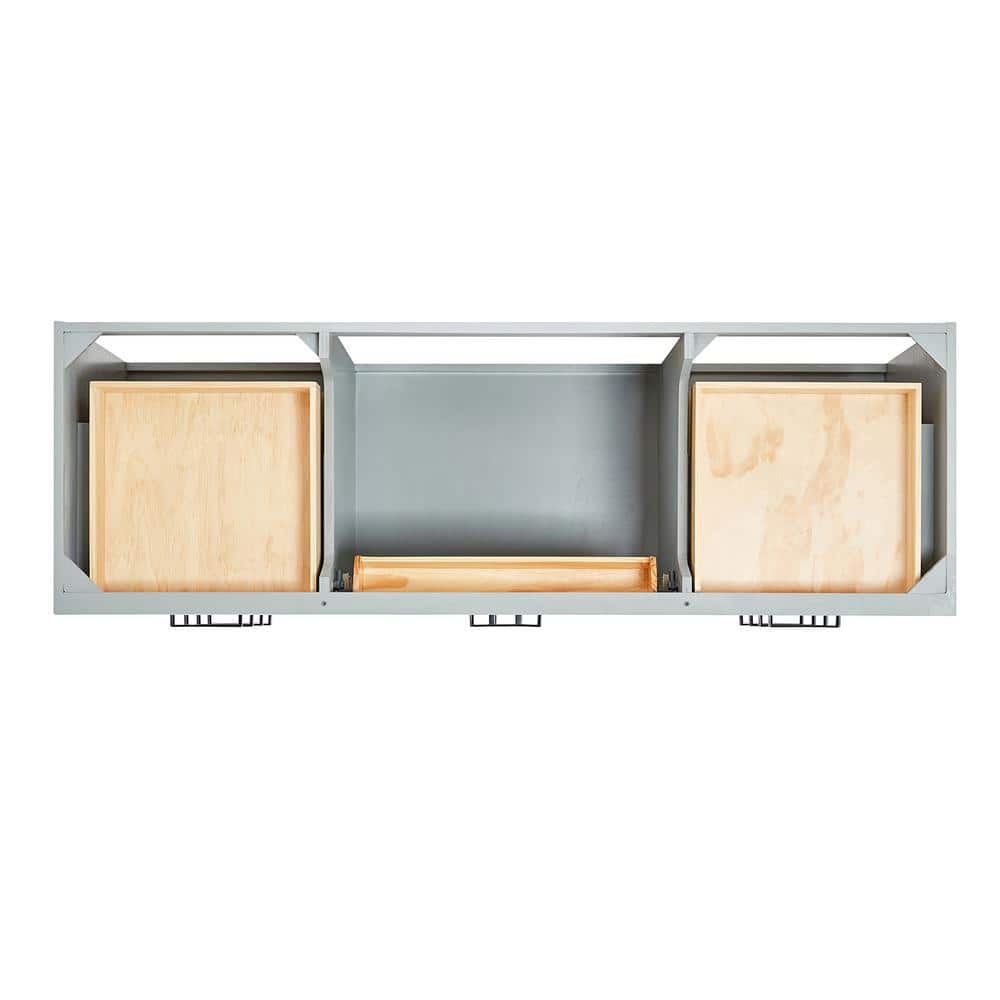 Hepburn 66" Gray Pine Single Freestanding Vanity Base