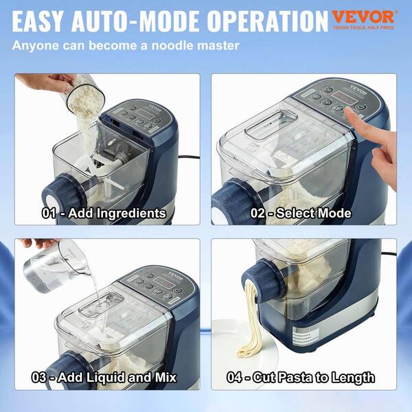 VEVOR Manual Pasta Maker Machine Set Stainless Steel Fresh Noodle