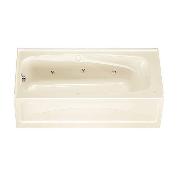 American Standard Colony 5.5 ft. x 32 in. Left Drain Whirlpool Tub with Integral Apron in Linen