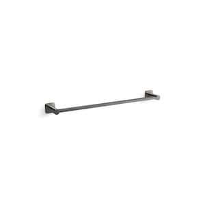 Parallel 24 in. Wall Mounted Towel Bar in Vibrant Titanium