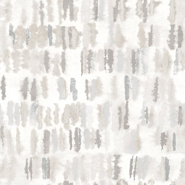 RoomMates 28.29 sq. ft. Tamara Day Watercolor Fountain Neutral Peel and Stick Wallpaper
