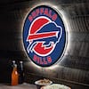 Buffalo Bills 23 LED Retro Logo Round Wall Sign