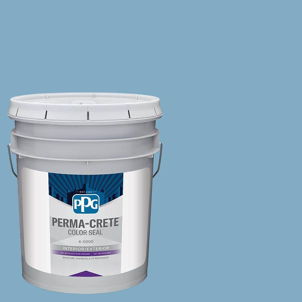 Perma-Crete Color Seal 5 gal. PPG1157-4 Arabella Satin Interior ...