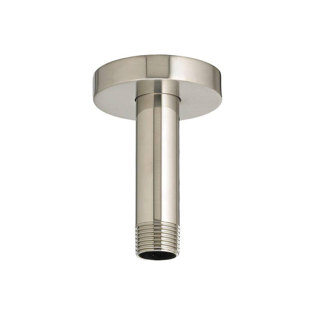 American Standard Ceiling Mount 3 in. Shower Arm and Escutcheon, Brushed Nickel 1660103.295 