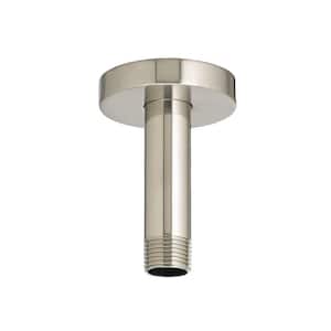 Ceiling Mount 3 in. Shower Arm and Escutcheon, Brushed Nickel
