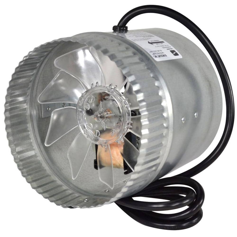 Suncourt Inductor 6 in. Corded In-Line Duct Fan DB206C - The Home Depot