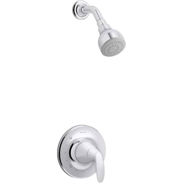 Valton 1-Handle Shower Faucet Trim in Polished Chrome