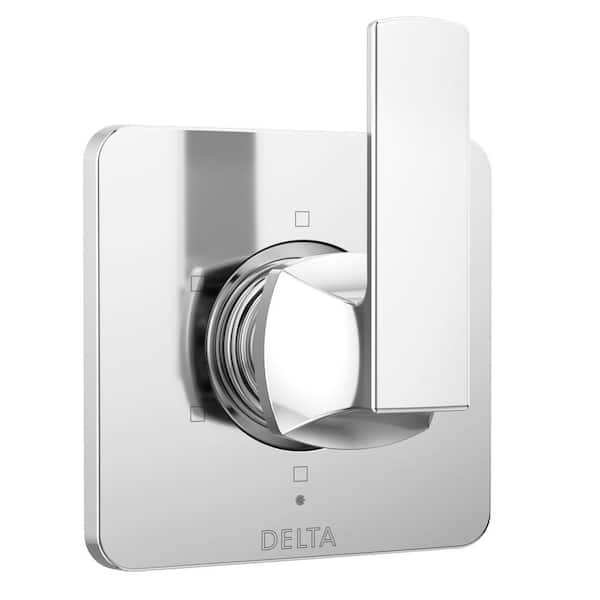 Delta Velum 1-Handle Wall Mount Diverter Valve Trim Kit 6-Setting Diverter in Chrome (Valve Not Included)