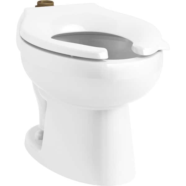 Juvenile 12 in. Rough-in Elongated Toilet Bowl Only in White