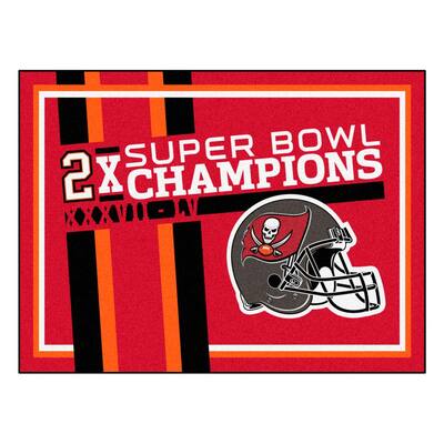 Tampa Bay Buccaneers 2021 Super Bowl LV Champs Football Rug - 20.5in. x  32.5in.