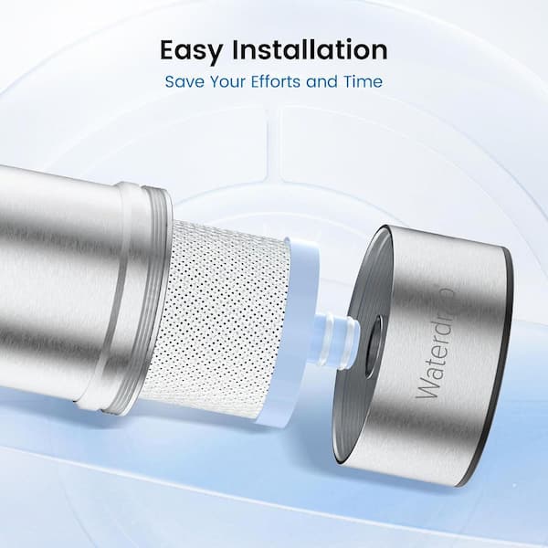 Waterdrop - WD-CFF-02 Alkaline Replacement Filter, Replacement for WD-CTF-03\WD-CTF-04, Up PH 1.5 to 2.5, Reduces Heavy Metals