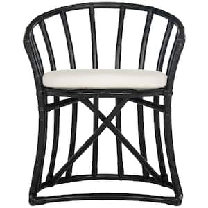 Bates Black/White Accent Chair