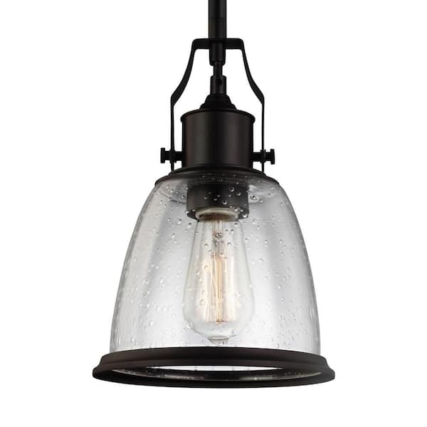 Generation Lighting Hobson 1-Light Oil Rubbed Bronze Mini Pendant