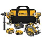 20-Volt to 60-Volt MAX Lithium-Ion Cordless Combo Kit (3-Tool)