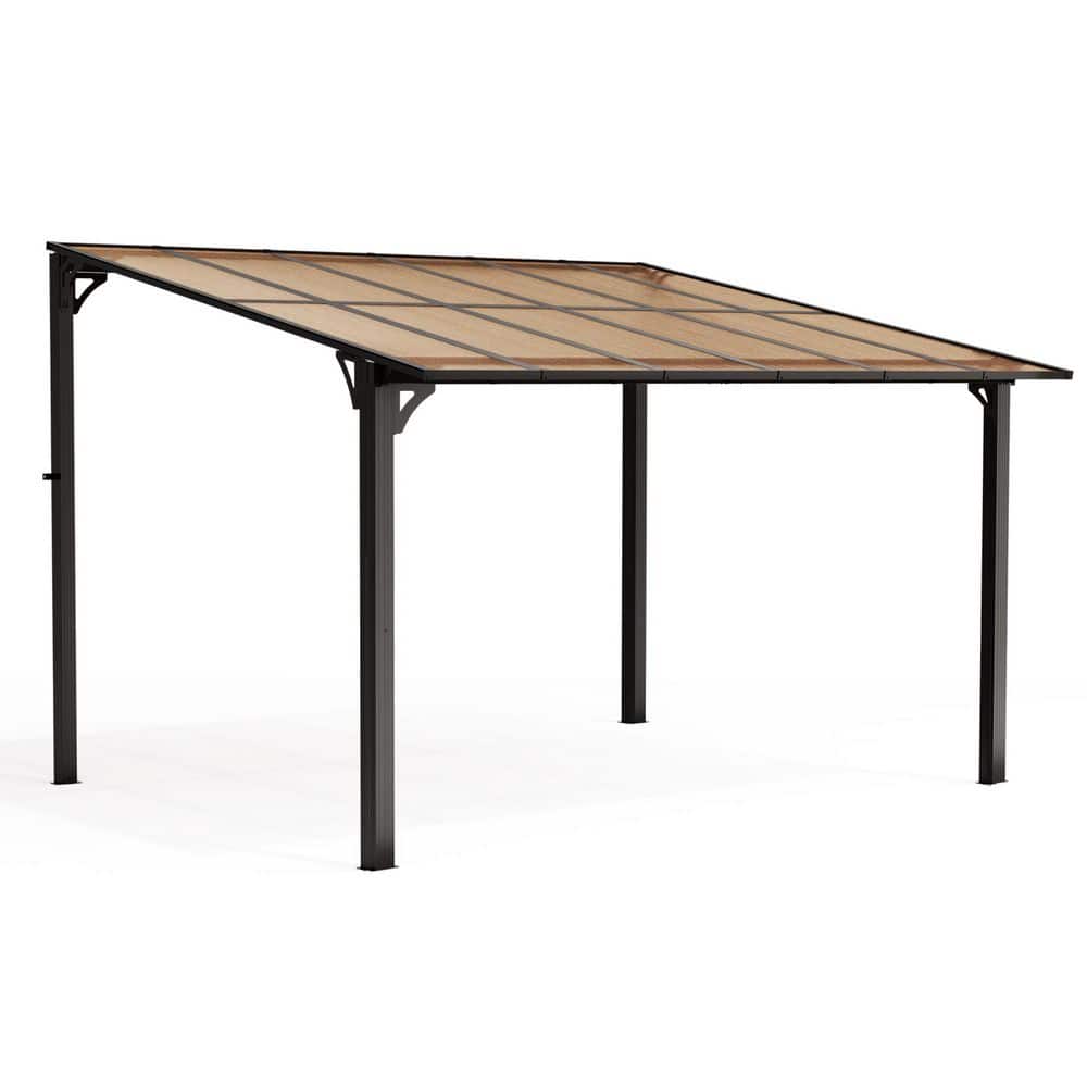 10 ft. x 12 ft. Outdoor Gazebo Pergola Aluminum Framed with Sloping Pitched Roof price history on PriceWatchPro