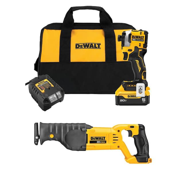 DEWALT ATOMIC 20V MAX Lithium-Ion Cordless Impact Driver Kit AND DEWALT ATOMIC 20V MAX Lithium-Ion Cordless Impact Driver Kit AND