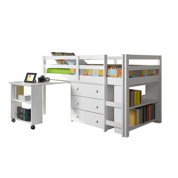 low study loft bed
