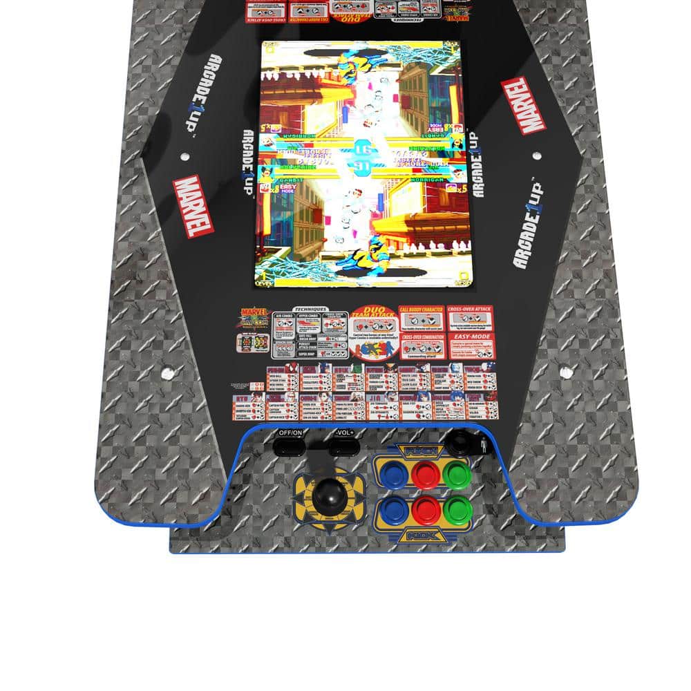 Marvel vs. Capcom Head-to-Head Arcade Gaming Table with Lit Deck