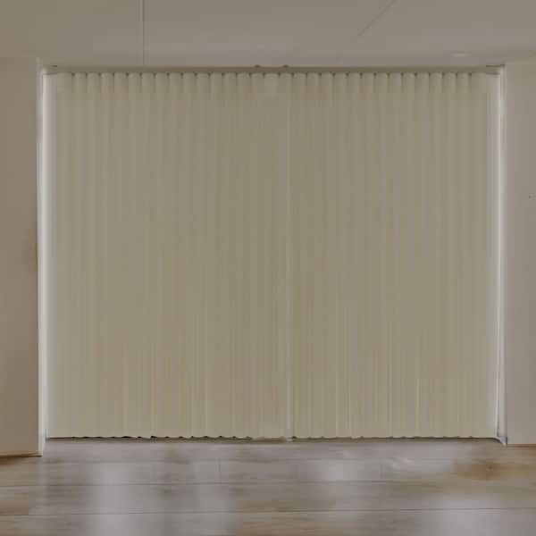 Custom DualDrape Cordless Sheer Vertical Blinds for Windows or Doors