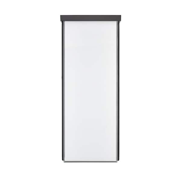 Millennium Lighting 8 in. LED Light Powder Coated Black Outdoor White