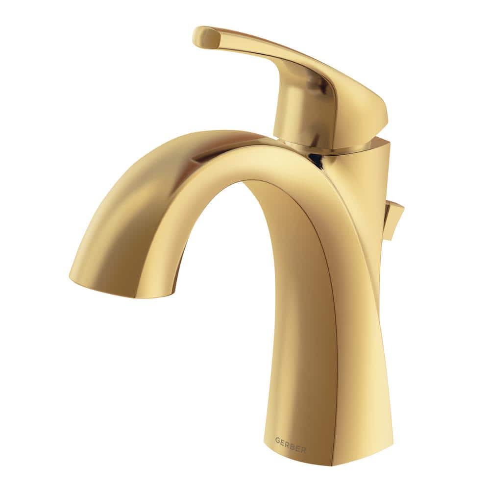 Gerber Vaughn 1Handle Deck Mount Bathroom Faucet with 1.2 GPM with Metal PopUp Drain in