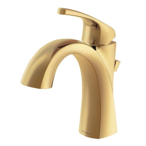 Gerber Vaughn 1-Handle Deck Mount Bathroom Faucet with 1.2 GPM with Metal Pop-Up Drain in Brushed Bronze