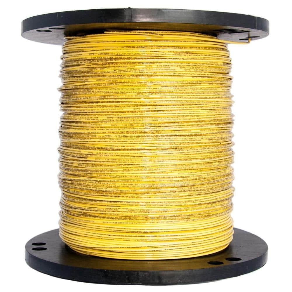 Southwire 2500 ft. 14 Yellow Solid CU THHN Wire